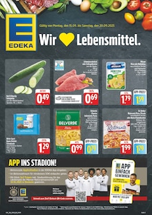 EDEKA Prospekt Wir lieben Lebensmittel! mit 8 Seiten