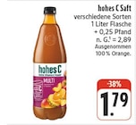 Saft Multi im Angebot bei EDEKA in Dresden Saft Multi Angebote von hohes C bei EDEKA Dresden für 1,79 €