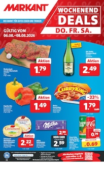 Coca Cola im Markant Nordwest Prospekt "DER MARKT FÜR GUTES ESSEN UND TRINKEN" mit 12 Seiten (Detmold)