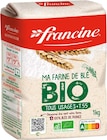 Promo FARINE DE BLE BIO FRANCINE à 1,32 € dans le catalogue Super U à Lège