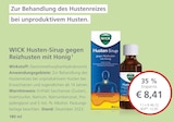 Husten-Sirup gegen Reizhusten mit Honig im Angebot bei LINDA Premiumapotheke in Leverkusen Husten-Sirup gegen Reizhusten mit Honig Angebote von WICK bei LINDA Premiumapotheke Leverkusen für 8,41 €