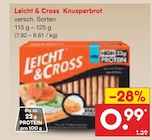 Knusperbrot im Angebot bei Netto Marken-Discount in Braunschweig Knusperbrot Angebote von Leicht & Cross bei Netto Marken-Discount Braunschweig für 0,99 €