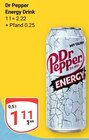 Energy Drink im Angebot bei GLOBUS in Oberhausen Energy Drink Angebote von Dr Pepper bei GLOBUS Oberhausen für 1,11 €