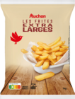 FRITES EXTRA LARGES SURGELÉES AUCHAN - AUCHAN en promo chez Auchan Supermarché Nanterre à 4,82 €