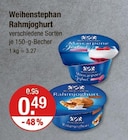 Rahmjoghurt von Weihenstephan im aktuellen V-Markt Prospekt für 0,49 €