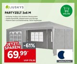 Partyzelt 3x6 M im Angebot bei Marktkauf in Aalen Partyzelt 3x6 M Angebote von Juskys bei Marktkauf Aalen für 69,99 €
