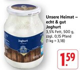 EDEKA Villingen-Schwenningen - echt & gut Joghurt Angebot im Prospekt echt & gut Joghurt bei EDEKA im Villingen-Schwenningen Prospekt für 1,59 €