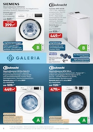Waschmaschine Angebot im aktuellen Galeria Prospekt auf Seite 8