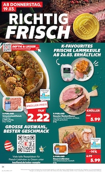 Hackfleisch im Kaufland Prospekt "Aktuelle Angebote" mit 64 Seiten (Mannheim)
