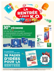 Promos Cartable dans le catalogue "OBJECTIF BBQ" de Auchan Hypermarché Cartable en promo dans le catalogue Auchan Hypermarché à la page 34