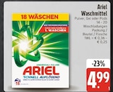 Waschmittel im Angebot bei EDEKA in Memmingen Waschmittel Angebote von Ariel bei EDEKA Memmingen für 4,99 €