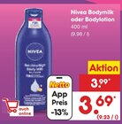 Bodymilk oder Bodylotion im Angebot bei Netto Marken-Discount in Koblenz Bodymilk oder Bodylotion Angebote von Nivea bei Netto Marken-Discount Koblenz für 3,69 €