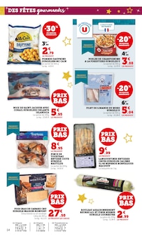 Promotion Langoustines surgelées dans le prospectus Hyper U, valable du 02/12/2025 au 14/12/2025 Promo Langoustines surgelées dans le catalogue Hyper U du moment à la page 14