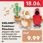 Kinderspielzeug im Kaufland Prospekt Funktions- Plüschtier von KIDLAND im aktuellen Kaufland Prospekt für 9,99 €