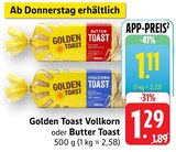 Butter Toast im Angebot bei E center in Leinfelden-Echterdingen Butter Toast Angebote von Golden Toast bei E center Leinfelden-Echterdingen für 1,11 €