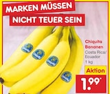 Bananen Angebote von Chiquita bei Netto Marken-Discount Ingolstadt für 1,99 €