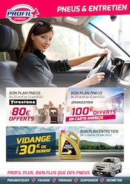 Catalogue Profil Plus à Plouvain, avec 1 page Prospectus Profil Plus à Plouvain, "Pneus & Entretien", 1 page, 02/05/2022 - 12/06/2022