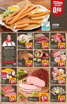Wurst im REWE Prospekt "Dein Markt" mit 30 Seiten (Offenbach (Main))