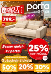 Aktueller porta Möbel Möbel & Einrichtung Prospekt in Reichenbach und Umgebung, "Besser gleich zu porta." mit 18 Seiten, 15.06.2025 - 28.06.2025
