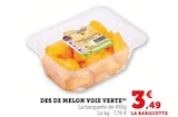 Des de melon voie verte dans le catalogue Super U