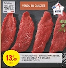 Viande bovine : bifteck (macreuse, gîte) - JEAN ROZÉ à 13,49 € dans le catalogue Intermarché Hyper