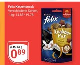 Aktuelles Katzensnack Angebot bei GLOBUS in Jena ab 0,89 €
