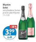 Sekt von Mumm im aktuellen V-Markt Prospekt für 3,99 €