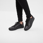 La Halle Pujols - Promo Tennis à lacets noir femme Promo Tennis à lacets noir femme à 19,99 € dans le catalogue La Halle à Pujols