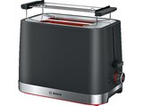 TAT4M223 My Moment Kompakt Toaster Schwarz (950 Watt, Schlitze: 2) von BOSCH im aktuellen MediaMarkt Saturn Prospekt für 49,00 €