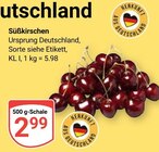 Aktuelles Süßkirschen Angebot bei GLOBUS in Duisburg ab 2,99 €