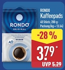 Kaffeepads von RONDO im aktuellen ALDI Nord Prospekt für 3,79 €