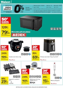Promo Micro-Ondes dans le catalogue Carrefour du moment à la page 70