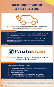 Catalogue E.Leclerc à Tonneins cette semaine, valable du 22/09/2026 au 10/10/2026 Prospectus E.Leclerc à Tonneins, "l'auto", 16 pages de promos valables du 22/09/2026 au 10/10/2026