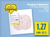 diska Weiden - Champignon-Schinkenwurst Angebot im Prospekt Champignon-Schinkenwurst bei diska im Weiden Prospekt für 1,27 €