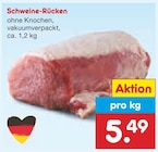 Netto Marken-Discount Nindorf - Schweine-Rücken Angebot im Prospekt Schweine-Rücken bei Netto Marken-Discount im Nindorf Prospekt für 5,49 €