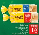 Vollkorn Toast Angebote von Golden Toast bei Marktkauf Görlitz für 1,29 €
