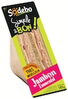 Simple & Bon Sandwich Jambon Emmental - SODEBO en promo à 0,44 € chez Netto Simple & Bon Sandwich Jambon Emmental - SODEBO dans le catalogue Netto