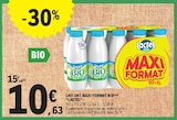 Lait UHT Maxi Format Bio - LACTEL - E.Leclerc à Argenteuil Lait UHT Maxi Format Bio - LACTEL en promo chez E.Leclerc Argenteuil à 10,63 €
