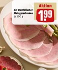 REWE Mülheim - Alt Westfälischer Metzgerschinken Angebot im Prospekt Alt Westfälischer Metzgerschinken bei REWE im Mülheim Prospekt für 1,99 €