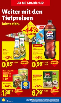 Pepsi im Lidl Prospekt "LIDL LOHNT SICH" mit 66 Seiten (Karlsruhe)