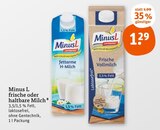 frische oder haltbare Milch von Minus L im aktuellen tegut Prospekt für 1,29 €