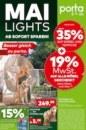 porta Möbel Prospekt für Wolfsburg mit 1 Seite porta Möbel Prospekt für Wolfsburg: "MAILIGHTS", 1 Seite, 19.05.2025 - 24.05.2025