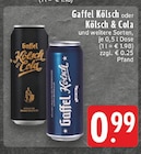 Aktuelle Cola Angebote bei EDEKA in Wuppertal Aktuelles Kölsch Angebot bei EDEKA in Wuppertal ab 0,99 €