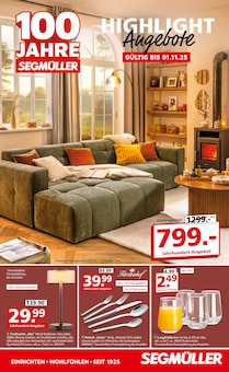 Besteck Angebot im Segmüller Prospekt, gültig von 11.10.2025 bis 01.11.2025 Besteck Angebot im aktuellen Segmüller Prospekt auf Seite 1