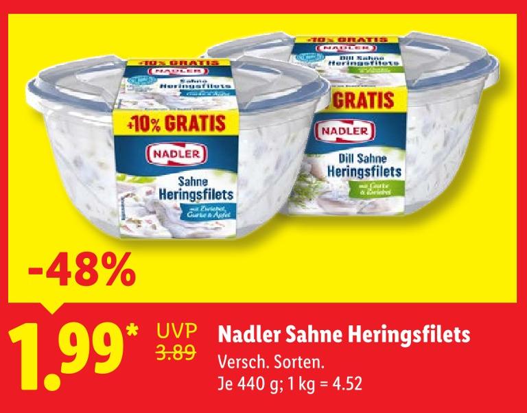 Sahne Heringsfilets