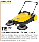 Handkehrmaschine "S4 Twin" Angebote von Kärcher bei OBI Moers für 119,99 €