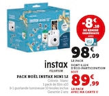 Pack Noël Instax Mini 12 - Fujifilm dans le catalogue Super U