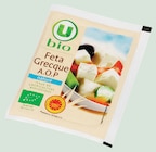 Feta Grecque AOP au lait pasteurisé de brebis et de chèvre - U Bio - Super U à Besançon Feta Grecque AOP au lait pasteurisé de brebis et de chèvre - U Bio en promo chez Super U Besançon à 2,39 €