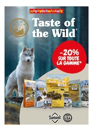 Prospectus Médor et Compagnie à Salles-d'Angles, "Taste of the Wild", 1 page, 21/04/2026 - 05/05/2026