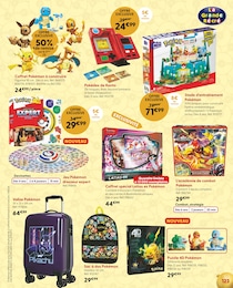 Prix et réduction Cartes Pokémon dans le prospectus La Grande Récré en cours Offre Cartes Pokémon dans le catalogue La Grande Récré du moment à la page 123